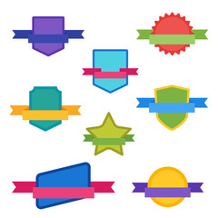 Collection of Vector Abstract Label, Sticker, Tags