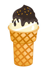 Single Ice Cream Cone