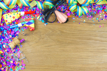 Obraz premium Carneval - Fasching - Fastnacht (mit Textfreiraum)