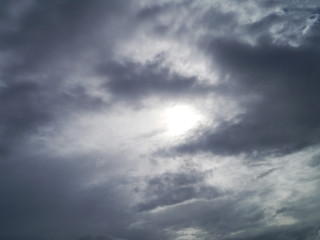 Fototapeta premium Cloud blue sky.