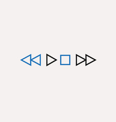 icons of music and video player