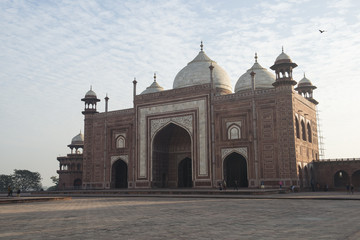 Entrada al Taj Mahal, Agra, India