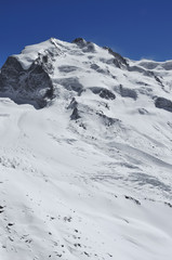 The Monte Rosa in the Swiss Alps