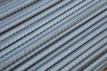 Steel rods or bars for construction