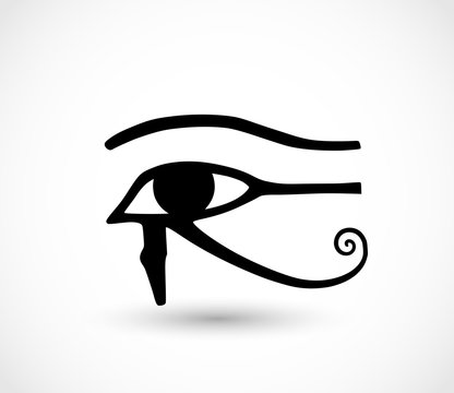 Horus eye icon vector