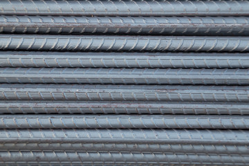 Steel rods or bars for construction