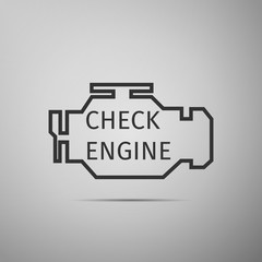 Fototapeta premium Check engine icon.