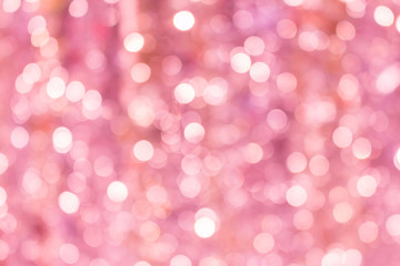 abstract orange,white and pink silver bokeh