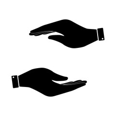 Black hand icon