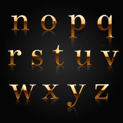 golden alphabet