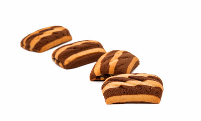 striped cookies