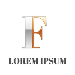 graphic elegant silver and gold impossible font, symbol, alphabe