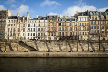 Traditional Parisian apartment buildings