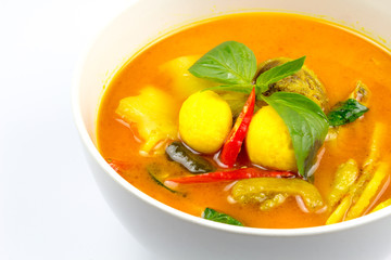 Red Thai Chicken and Bamboo Shoot Curry