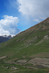 Obraz na płótnie Canvas Georgia mountains in summer time