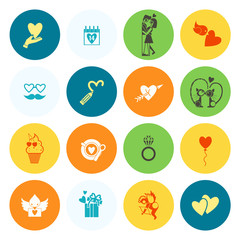 Happy Valentines Day Icons