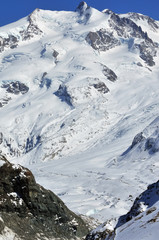 Obraz premium Monte Rosa above Zermatt