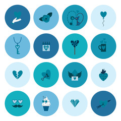 Happy Valentines Day Icons