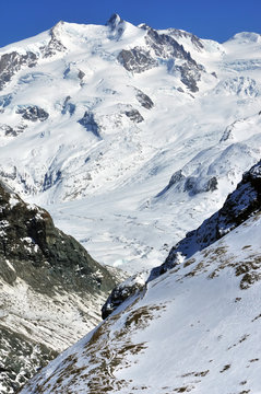 Monte Rosa above Zermatt
