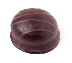 chocolate candy isolated on white