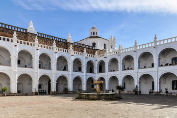 Interior of Felipe Neri Monsastery, Sucre, Bolivia