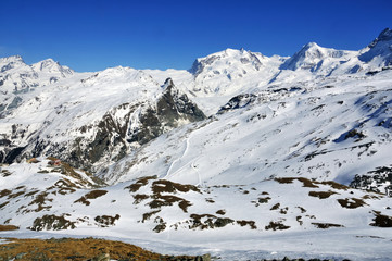 Swiss Alps above Zermatt