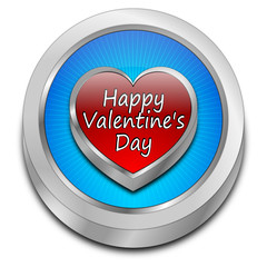 Happy Valentine's Day button