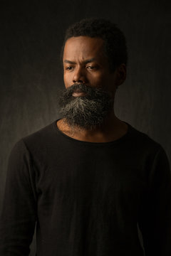 Black African American man portrait