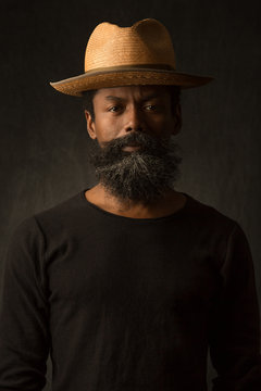 Black African American man portrait