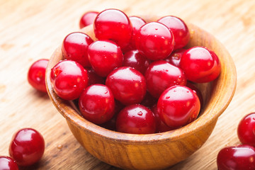 Cherries close up