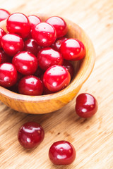 Cherries close up