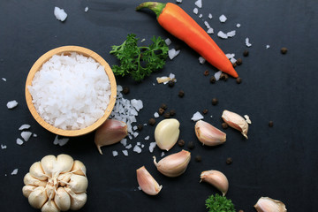 garlic mix spicy for cooking - Thailand food