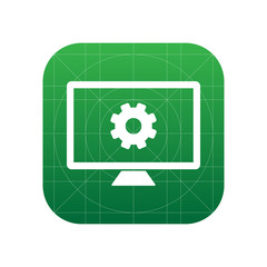 Screen settings icon for web and mobile