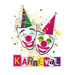 Carnival Karneval Masken Vektor