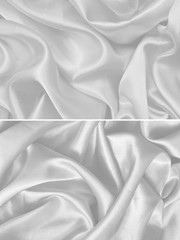 Texture white satin, silk background