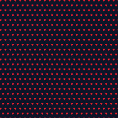 Valentine Hearts & Stripes 1-2 - Seamless Background - Digital Paper