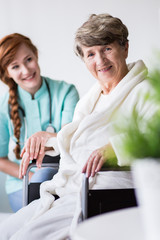 Obraz premium Patient with positive mood