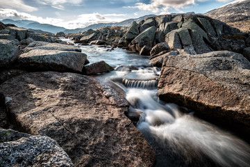 Naklejka premium Stone and Water in Sweden