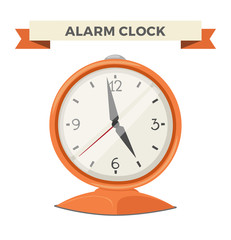 Clock watch alarm vector icon illustration