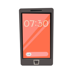 Clock watch alarm vector icon illustration