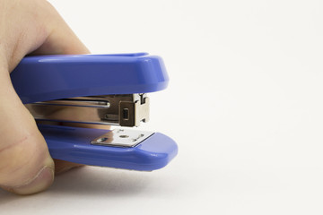 office stapler on a white background
