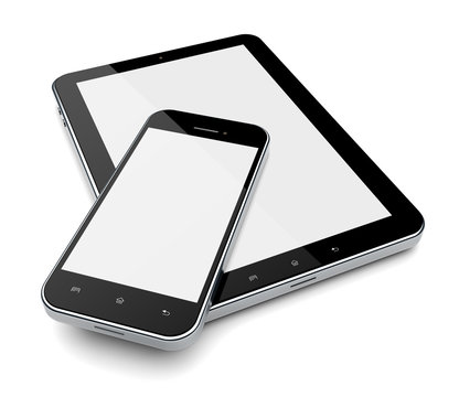 Tablet PC with mobile phone