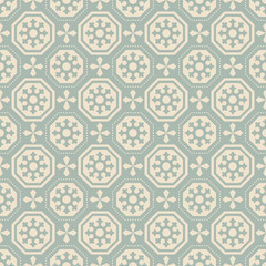 Elegant antique background image of polygon dot line geometry pattern.
