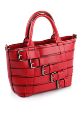 red handbag