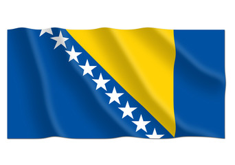 Bosnia Herzigowina Bosnia-Herzegovina flag