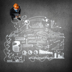 Man of construction profession