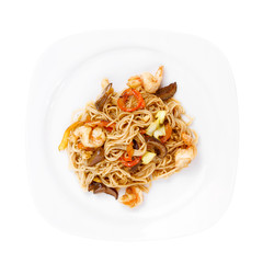 Noodles with shrimp