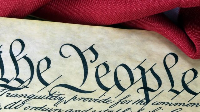 Constitution of United States Historical Document - We The People Bill of Rights