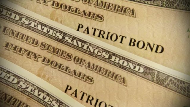 United States Treasury Savings Bonds - Financial Security concept