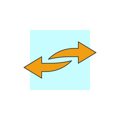 arrow transfer icon